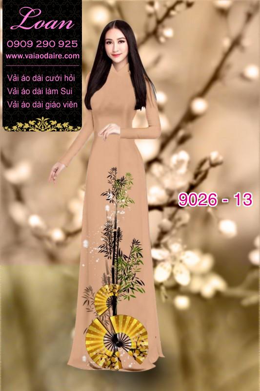 Vải áo dài cành Trúc Vải áo dài cành Trúc