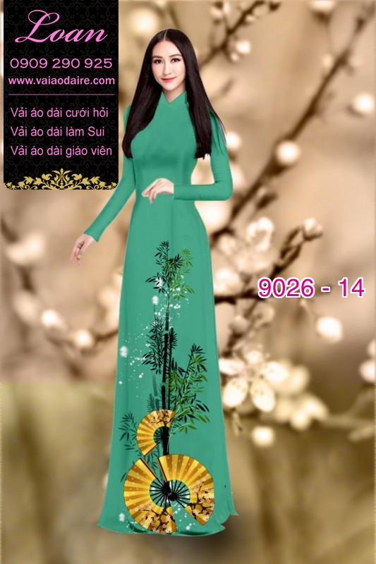Vải áo dài cành Trúc Vải áo dài cành Trúc