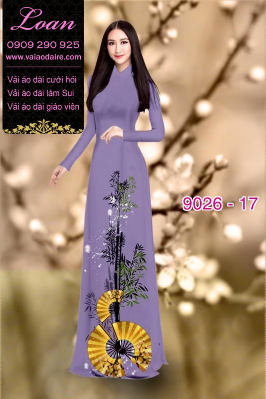Vải áo dài cành Trúc Vải áo dài cành Trúc