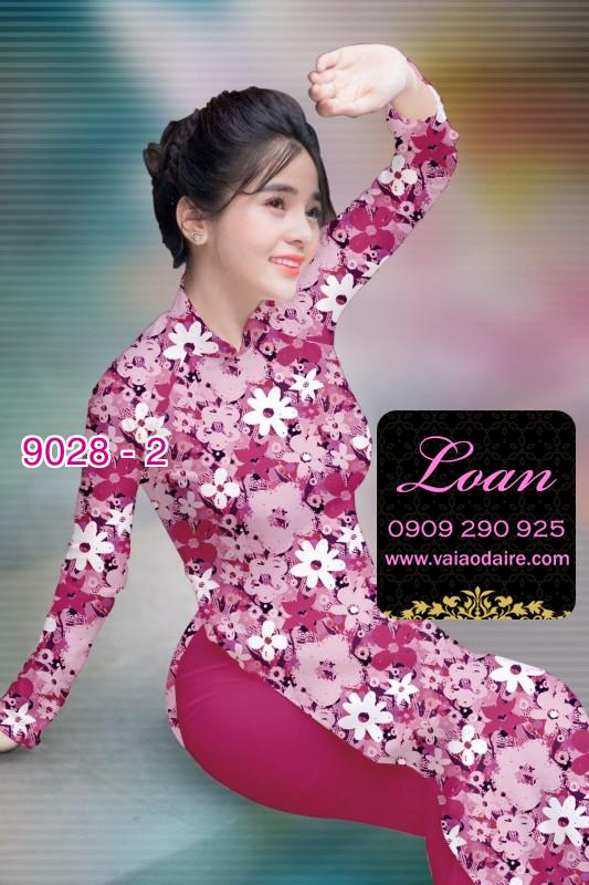 Vải áo dài hoa nguyên áo
