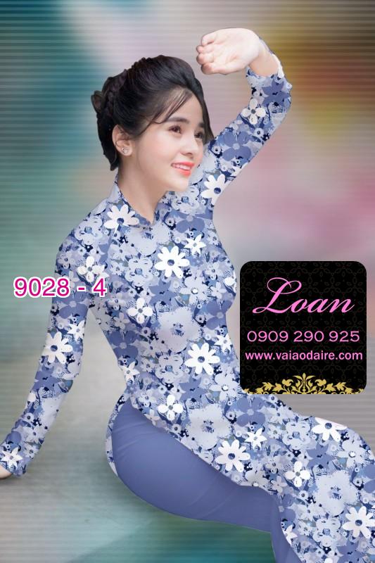 Vải áo dài hoa nguyên áo