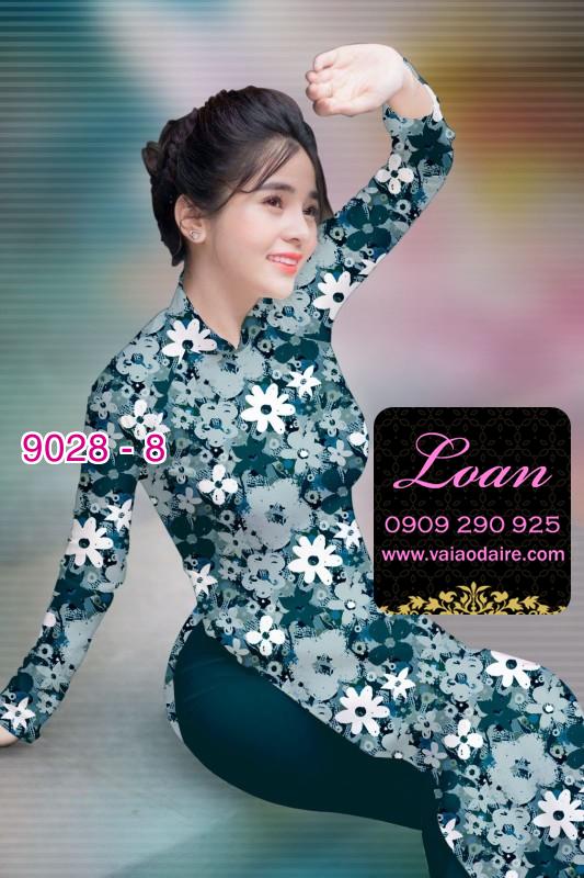 Vải áo dài hoa nguyên áo