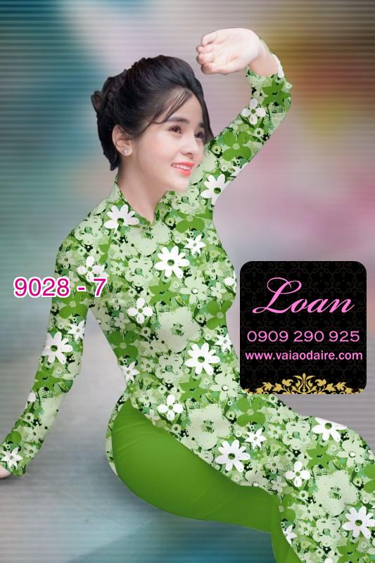 Vải áo dài hoa nguyên áo