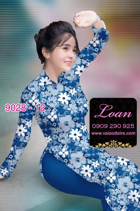 Vải áo dài hoa nguyên áo