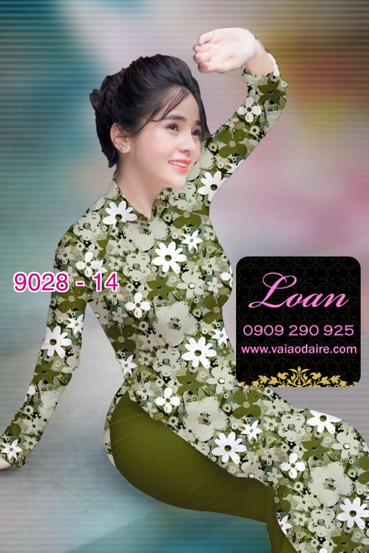 Vải áo dài hoa nguyên áo