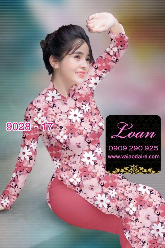 Vải áo dài hoa nguyên áo