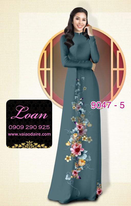Vải áo dài hoa dây