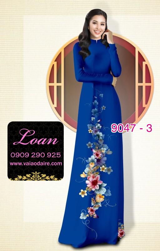 Vải áo dài hoa dây