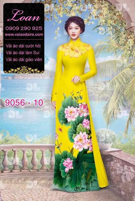 Vải áo dài hoa Sen Vải áo dài hoa Sen