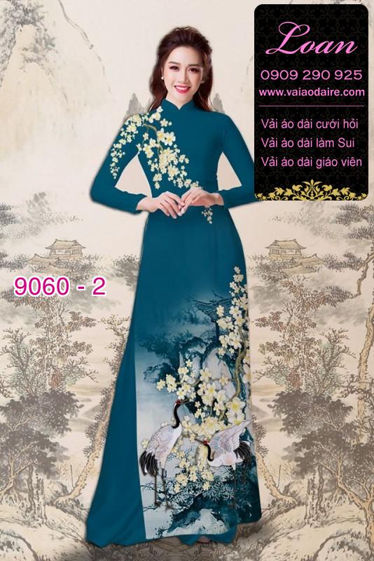 Vải áo dài phong cảnh Vải áo dài phong cảnh