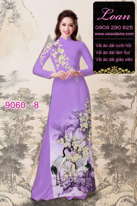 Vải áo dài phong cảnh Vải áo dài phong cảnh