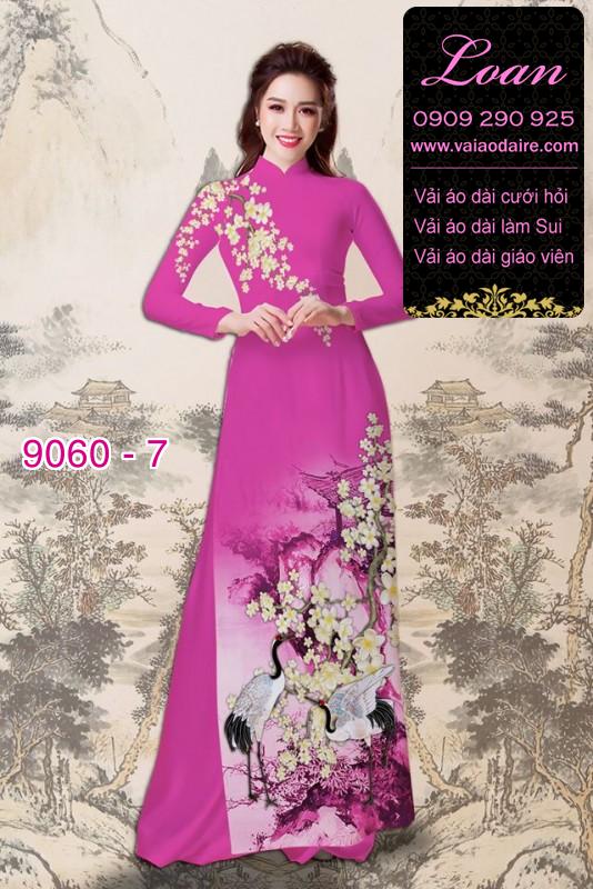 Vải áo dài phong cảnh Vải áo dài phong cảnh