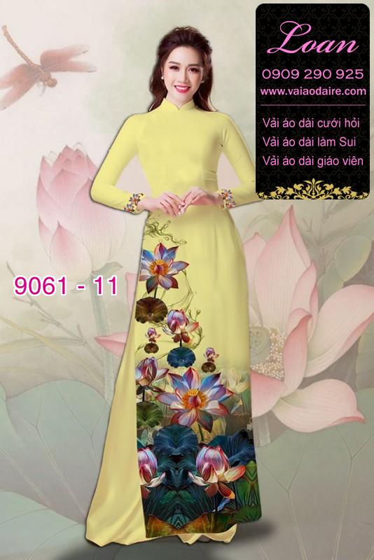 Vải áo dài hoa Sen Vải áo dài hoa Sen