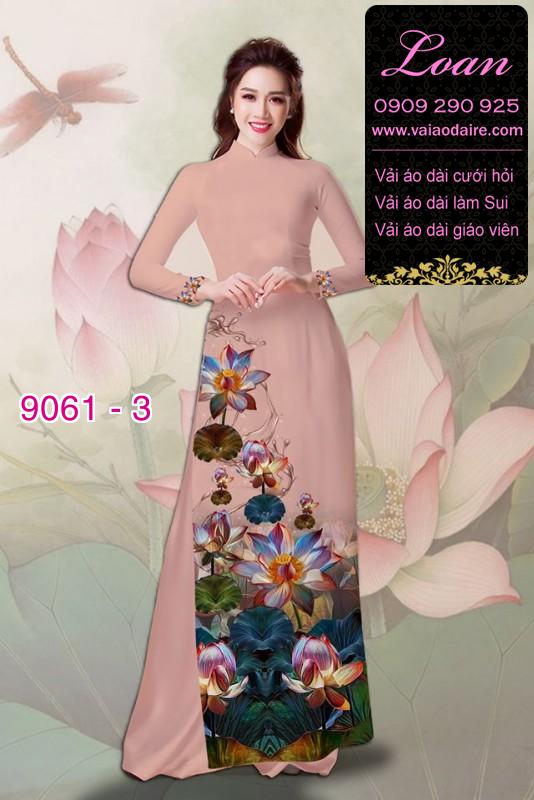 Vải áo dài hoa Sen Vải áo dài hoa Sen
