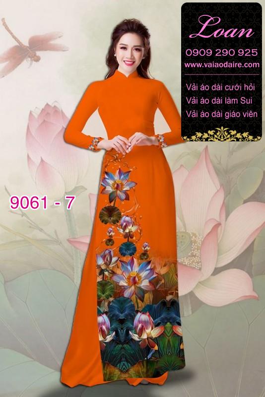 Vải áo dài hoa Sen Vải áo dài hoa Sen