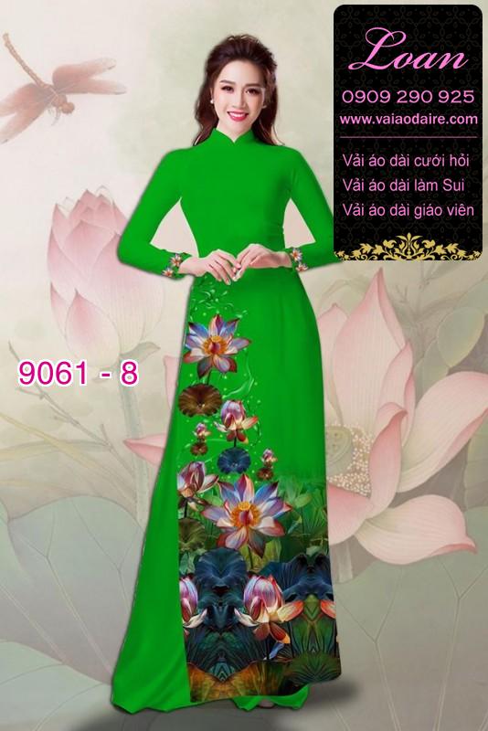 Vải áo dài hoa Sen Vải áo dài hoa Sen