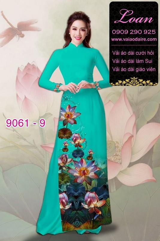 Vải áo dài hoa Sen Vải áo dài hoa Sen
