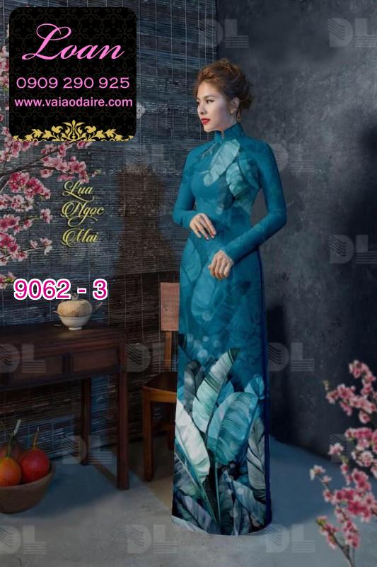 Vải áo dài hình lá chuối