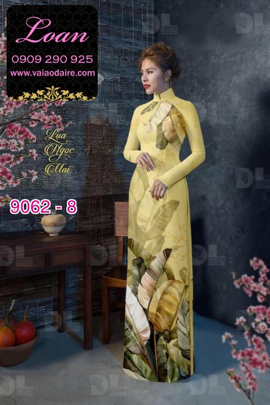 Vải áo dài hình lá chuối