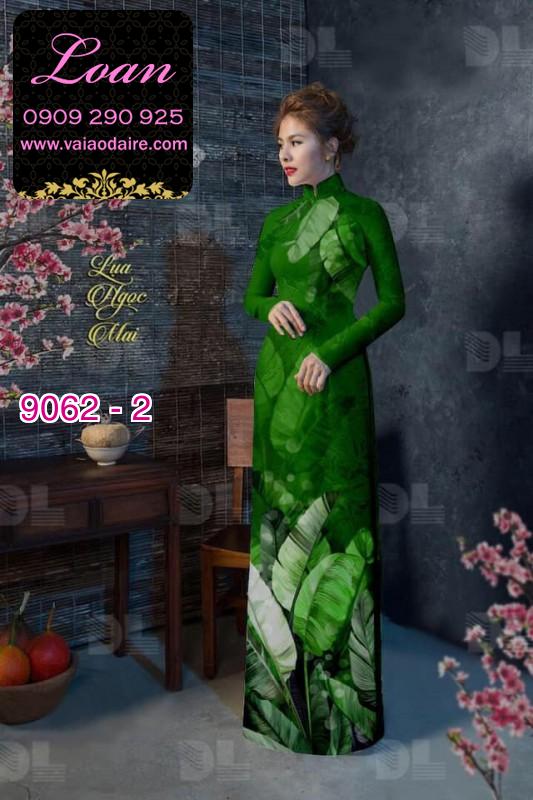 Vải áo dài hình lá chuối