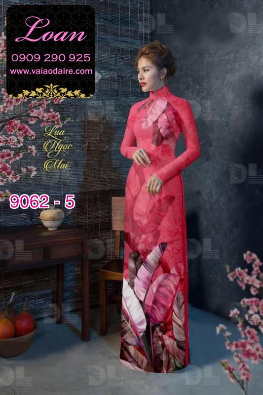 Vải áo dài hình lá chuối