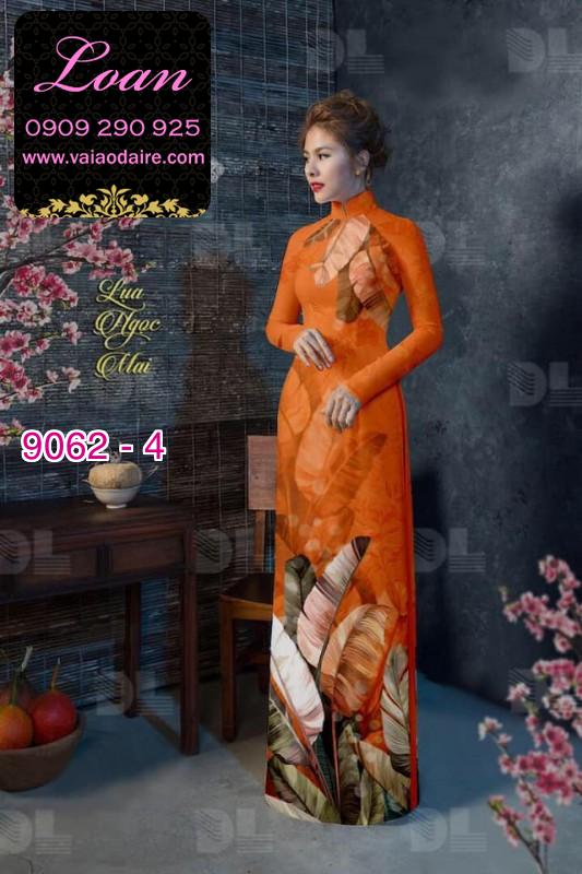 Vải áo dài hình lá chuối