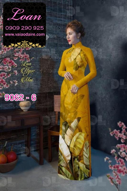 Vải áo dài hình lá chuối