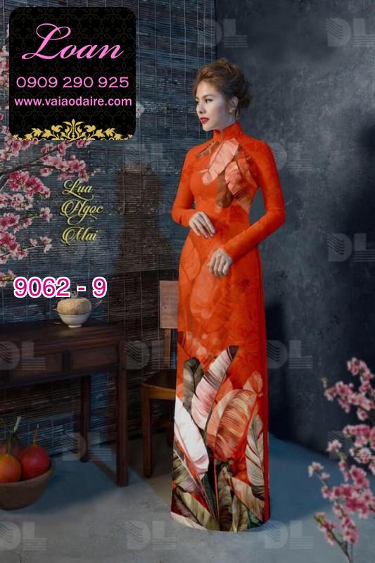 Vải áo dài hình lá chuối