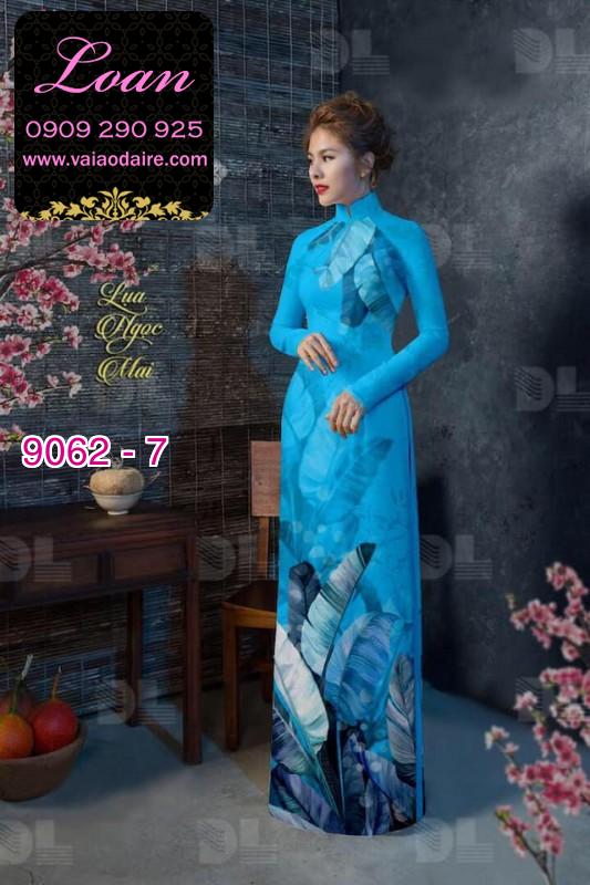 Vải áo dài hình lá chuối