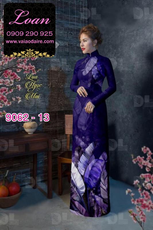 Vải áo dài hình lá chuối