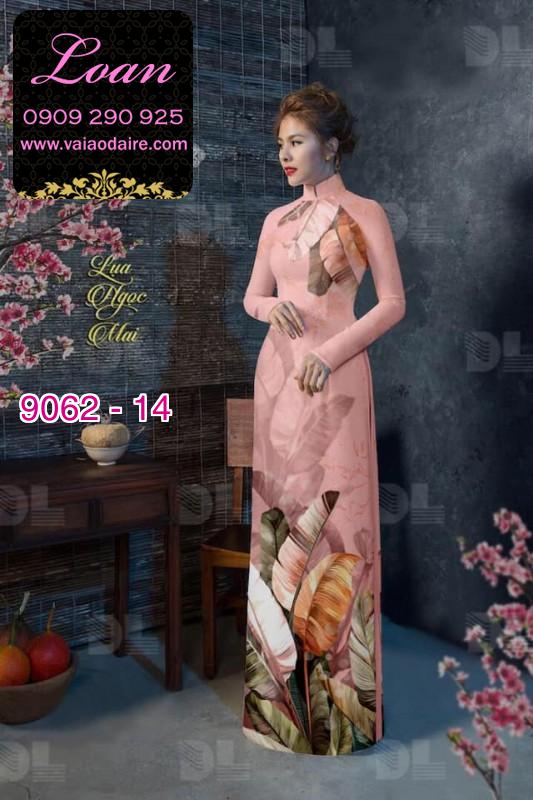 Vải áo dài hình lá chuối