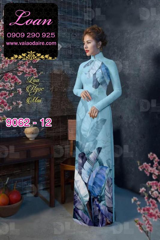 Vải áo dài hình lá chuối