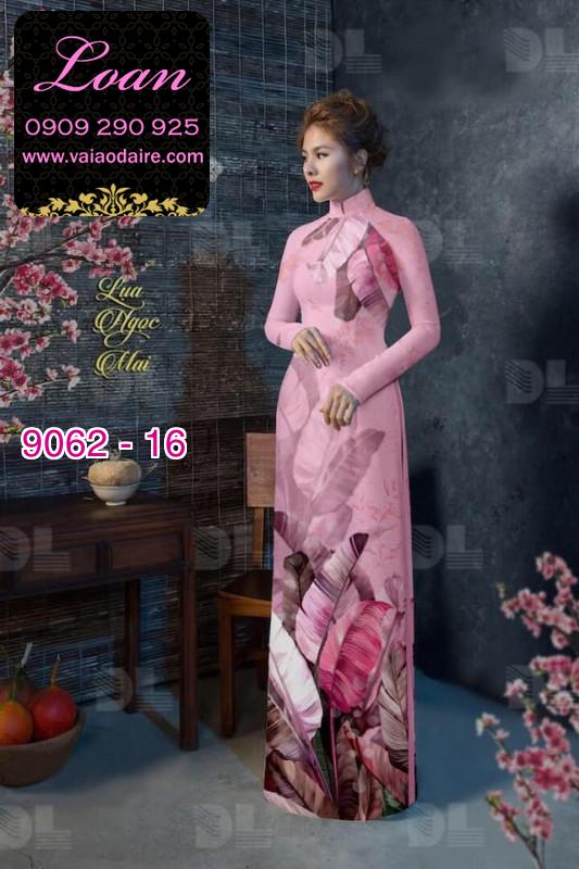 Vải áo dài hình lá chuối