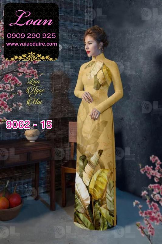 Vải áo dài hình lá chuối