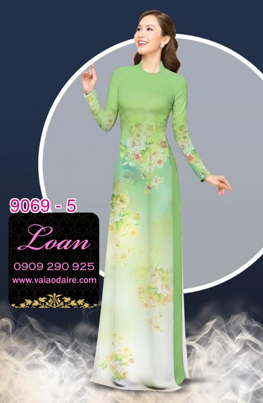 Vải áo dài hoa chìm