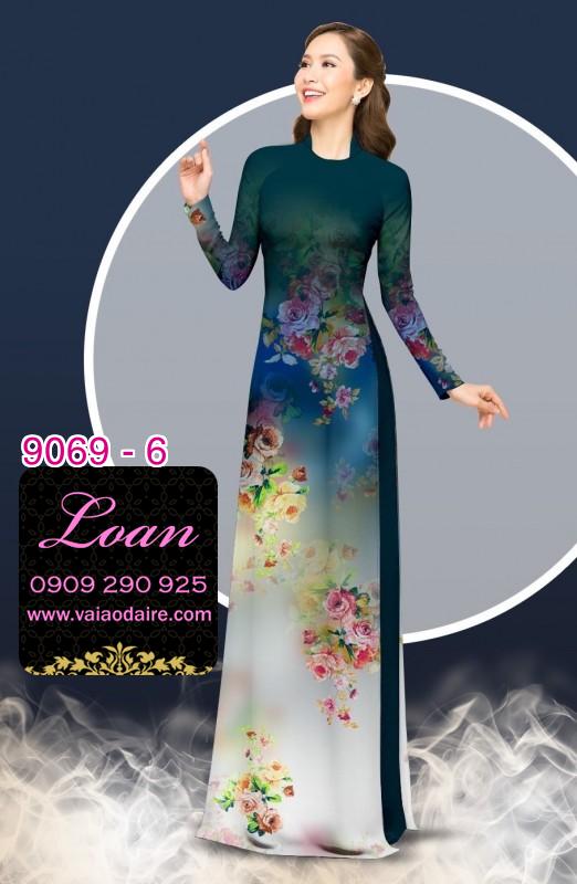 Vải áo dài hoa chìm
