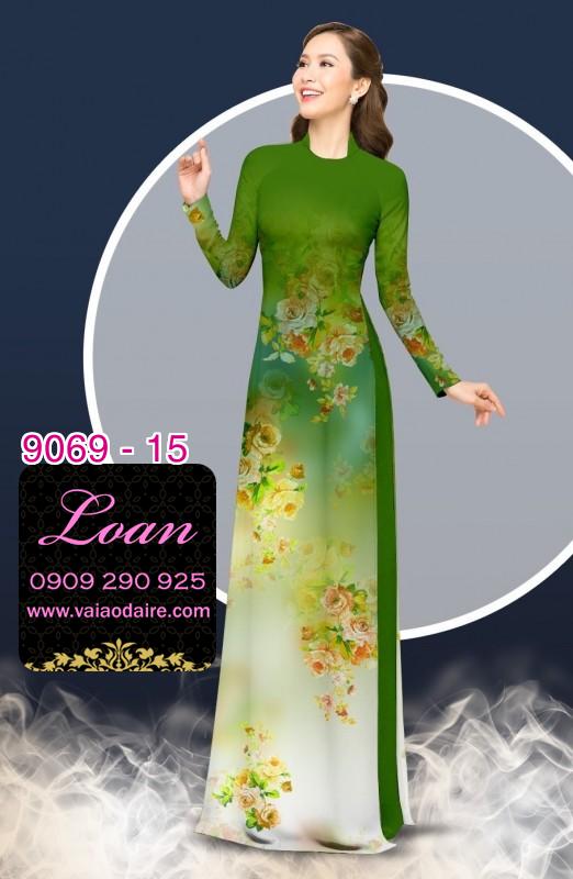 Vải áo dài hoa chìm