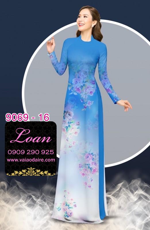 Vải áo dài hoa chìm