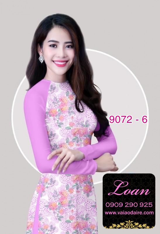 Vải áo dài hoa nhỏ