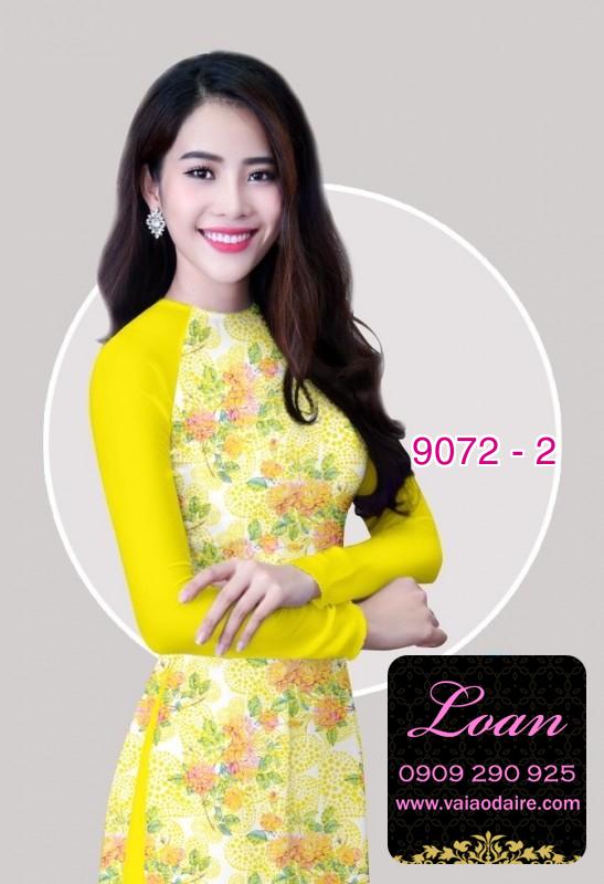 Vải áo dài hoa nhỏ