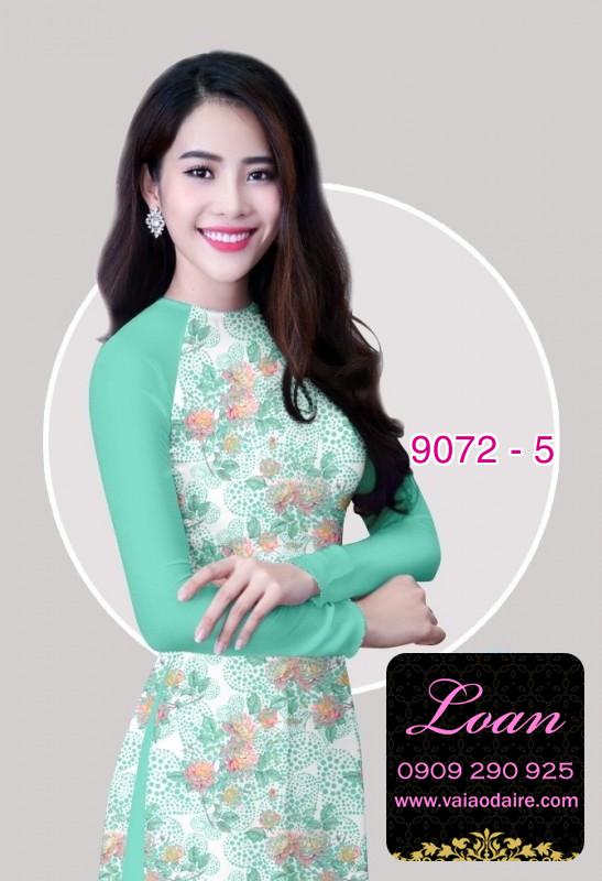 Vải áo dài hoa nhỏ