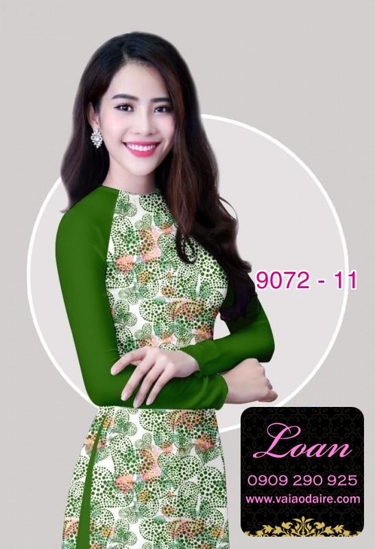 Vải áo dài hoa nhỏ
