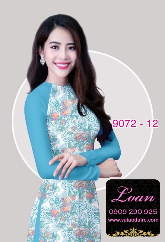 Vải áo dài hoa nhỏ