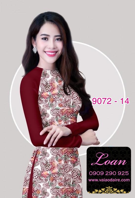 Vải áo dài hoa nhỏ