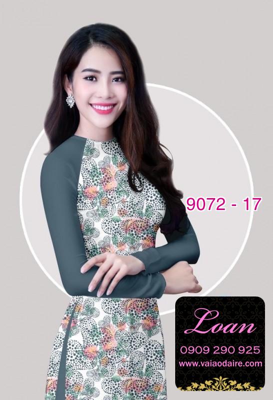 Vải áo dài hoa nhỏ