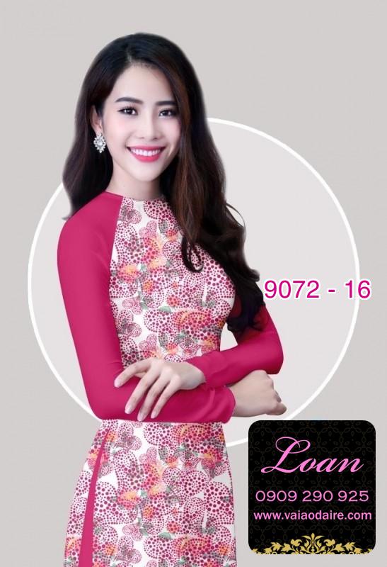 Vải áo dài hoa nhỏ