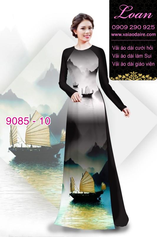 Vải áo dài phong cảnh