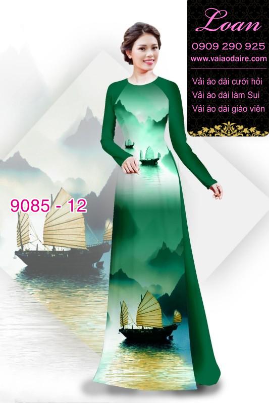 Vải áo dài phong cảnh