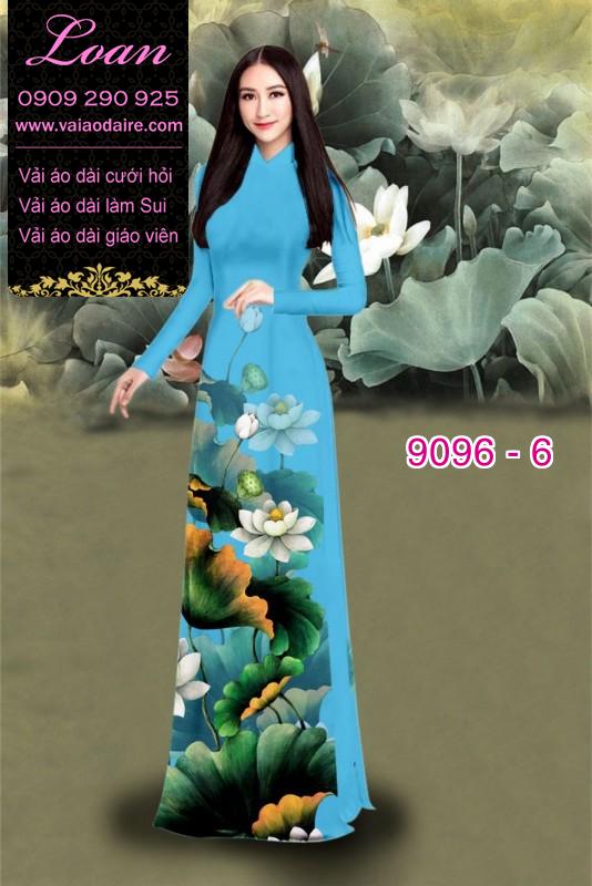 Vải áo dài hoa Sen Vải áo dài hoa Sen