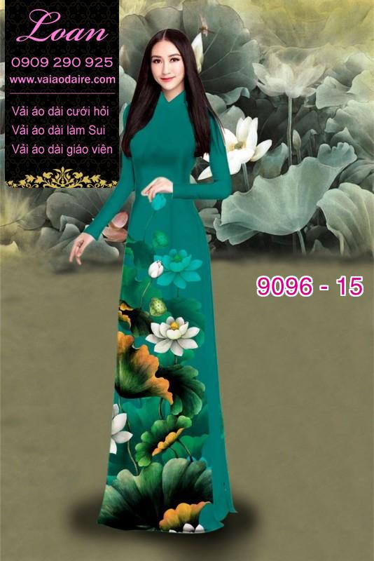 Vải áo dài hoa Sen Vải áo dài hoa Sen
